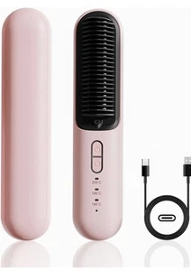 Tragbarer Haarglätter Rosa Neu 3 Temperaturen - Bild 1 von 7