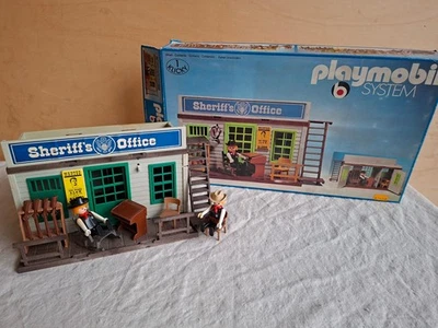 Playmobil Klicky 3423 Vintage Western Sheriffs Office RARE with Original Box - Image 1 of 4