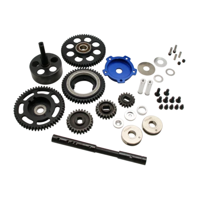 CNC Metal 3 Speed Gear Transmission Kit for RC 1/5 GTB HPI KM Rovan Baja 5B SS - Image 1 of 4