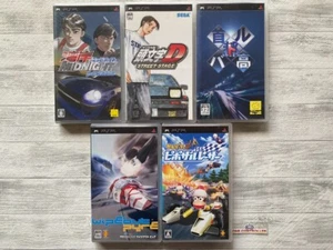 PSP Wangan Midnight & Initial D & Shutokou Battle Wipeout Pure & Pipo Saru Racer - Picture 1 of 12