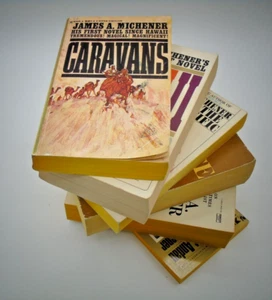 James A. Michener Lot of 6 Vintage Paperback Books: Hawaii, Iberia, Caravans... - Imagen 1 de 22