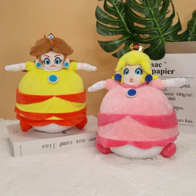 2X Super Mario Bros Wonder Balloon Princess Peach Daisy Plush Stuffed Toys Doll - Image 1 of 4