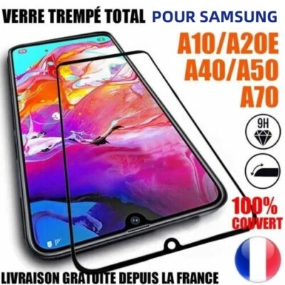VERRE TREMPE pour Samsung A22/A21s/A53 S8/S9/S10/20/S21/S22 3D Vitre Protection - Imagen 1 de 4