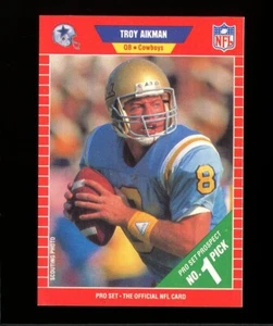 1989 Pro Set #490 Troy Aikman Rookie Centered Mint - Picture 1 of 2