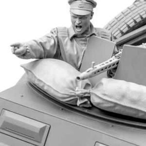 Modellino figurina in resina 1/16 kit ufficiale carro armato militare non assemblata non verniciata - Foto 1 di 3
