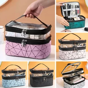 Multifunction Cosmetic Bag Makeup Case Pouch Toiletry Wash Organizer Travel Bag - Picture 1 of 26
