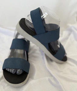 Keen Women's Elle Backstrap Sandals Size 8 Stretch Straps Majolica Blue Slip-On - Picture 1 of 11