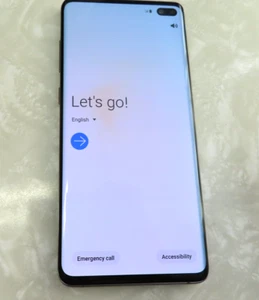 Samsung Galaxy S10 + Plus 128GB (Verizon Unlocked) LIGHT BURN SHADOW Great used - Picture 1 of 5
