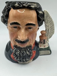 Brocca Charles Dickens 1991 Toby. Royal Doulton alto 4" - Foto 1 di 5