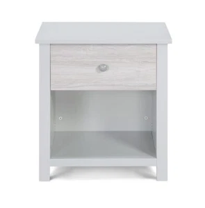 24 Gray One Drawer Nightstand - Picture 1 of 1