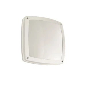 Plafoniera da soffitto per esterno moderna in alluminio e policarbonato bianco - Imagen 1 de 1
