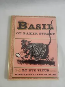 BASIL OF BAKER STREET by Eve Titus - 1958 - Great Mouse Detective - Picture 1 of 7