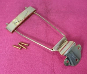 Aged Diamond Tailpiece For Gibson L-50, L48, ES-125, Or ES-330 - Gold - Picture 1 of 6