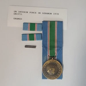 UN Interim Force in Lebanon 1978 Medal UNIFIL - Picture 1 of 6