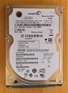 Seagate Momentus 5400.3 40Go ST940814AS 2'1/2 5400 rpm - Photo 1/3