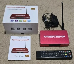 Thorstream Elite X Quad Core Wifi 4K UHD Streaming TV Media Box w Remote Control - Picture 1 of 5