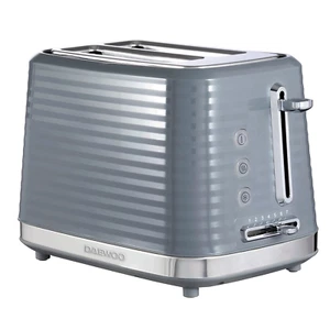 Daewoo Hive 2 Slice Toaster Cord Storage And Browning Control SDA1974GE Grey - Picture 1 of 3