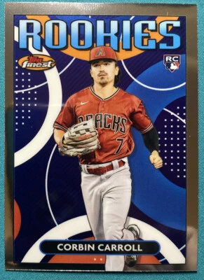 2023 Topps Finest Rookies Corbin Carroll RC #FRD-7 Arizona Diamondbacks - Image 1 of 2
