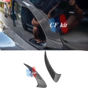 FOR MERCEDES BENZ W118 CLA35 A45 AMG DRY CARBON FIBER REAR BUMPER FINS SPLITTE - Foto 1 di 14