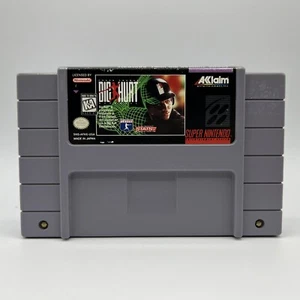 SNES Super Nintendo Frank Thomas Big Hurt Baseball Tested & Working Acclaim 1995 - Picture 1 of 4