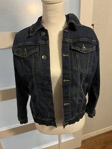 Childrens Place Dark Denim Jacket L (10/12) Unisex Boys Girls *FREE SHIPPING* - Picture 1 of 5
