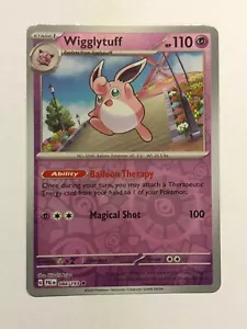 Pokemon Card Paldea Evolved Reverse Holographic Wigglypuff 084/193 Near Mint - Picture 1 of 2