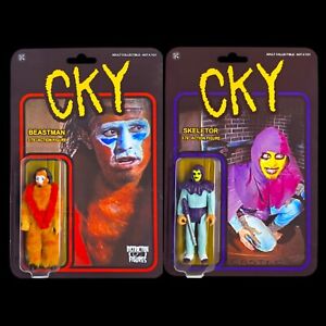 CKY Skeletor & Beastman Set of 2  3,3/4" Custom  Figures - distraction figures