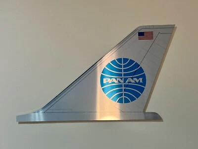 WOW!!! 21 Inch Panam Pan American Airlines Tail Wall Art Boeing 747 Jet — 第 1/4 张图片
