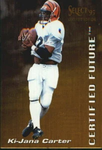 Tarjetas de inserción ""Certified Future"" de fútbol americano certificado Select 1995 - Imagen 1 de 21