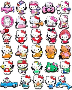 30 Pcs Cartoon Charms for Girls Adults, Kawaii Shoe Charms for Clogs Sandals - Picture 1 of 2