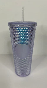 STARBUCKS Dichroic Bling Unicorn Iridescent Clear Studded Venti 24oz Tumbler - Picture 1 of 18