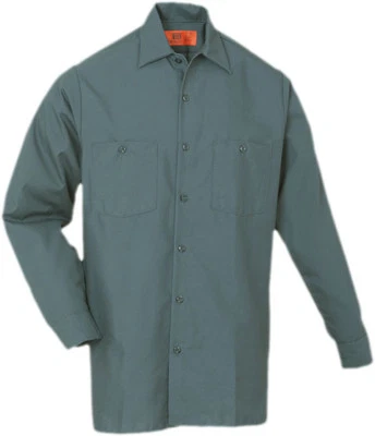 Camisas de Trabajo Uniforme Industrial Dos Bolsillos Manga Larga REED Poliéster/Algodón Foto 1 de 4