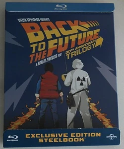 RITORNO AL FUTURO (la Trilogia) - Steelbook (Blu-ray) - Foto 1 di 12