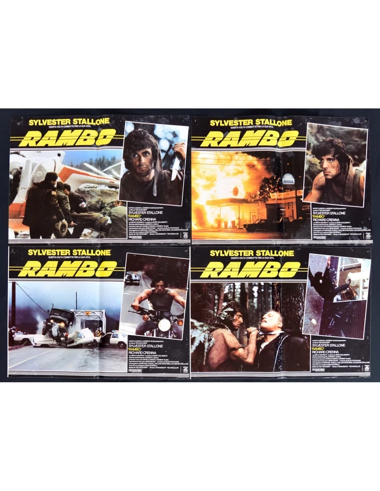 fotobuste RAMBO sylvester stallone richard crenna kotcheff F364 - Bild 1 von 1