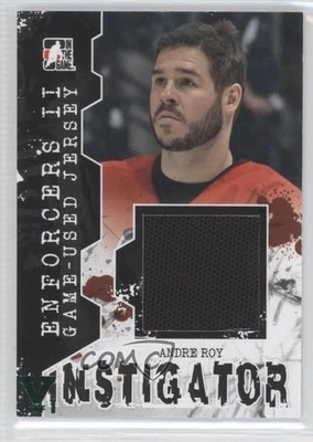 2013-14 ITG Enforcers II Instigator Game-Used 1/1 Andre Roy Benoit Brunet 0c3 - Image 1 of 3