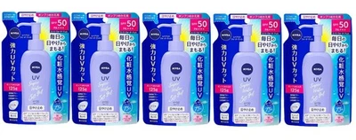 [Vendedor de EE. UU.] Nivea Sun Protect Super Water Gel SPF50 PA +++ 4,22flozRefill PackOf5 Foto 1 de 2