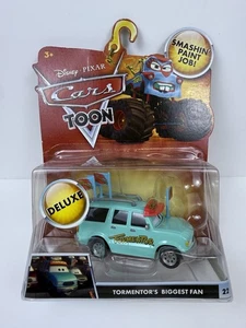 Nuovo con scatola Disney Pixar Cars Toon #22 Tormentor’s Biggest Fan di Monster Truck Mater - Foto 1 di 7