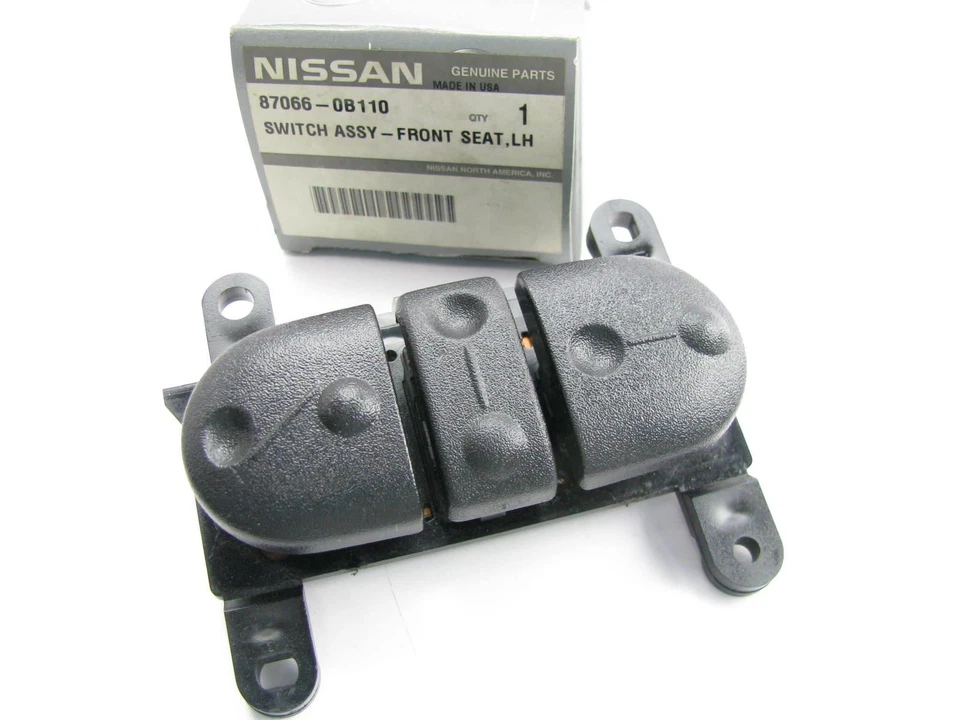 Nuevo interruptor de ajuste de asiento eléctrico delantero izquierdo OEM para 93-98 Nissan Quest 870660B110 Foto 1 de 4