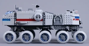 NEUF ! LEGO 75413 Star Wars : Republic Juggernaut CONSTRUIT UNIQUEMENT. PAS DE MINIFIGS. PAS DE BOITE. - Photo 1/2