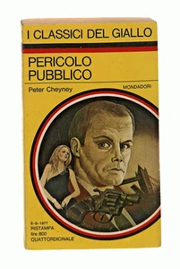 EBOND Pericolo pubblico P Cheyney Classici Giallo Mondadori 1977 Libro LI048723 - Foto 1 di 2