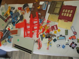 HUGE LOT vintage micro machines galoob town track cars fram parts toys - Bild 1 von 9