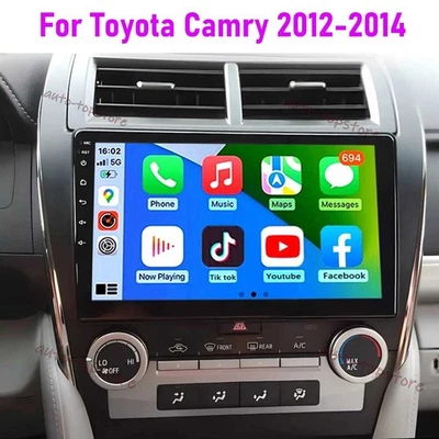 64GB Android 13 Head Unit Car Radio For Toyota Camry 2012-2014 GPS BT WIFI FM - image 1 of 4