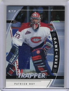02-03 ITG BE A PLAYER GAME USED TRAPPER PATRICK ROY - Picture 1 of 1
