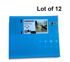 12 x IKEA Isberget Blue Plastic Laptop iPad Tablet Tray Stand Electronics - Picture 1 of 11