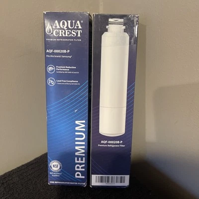 Aqua Crest 2-Pack Premium Refrigerator Filter Replacements AQF-00020B-P  Samsung - Image 1 of 4