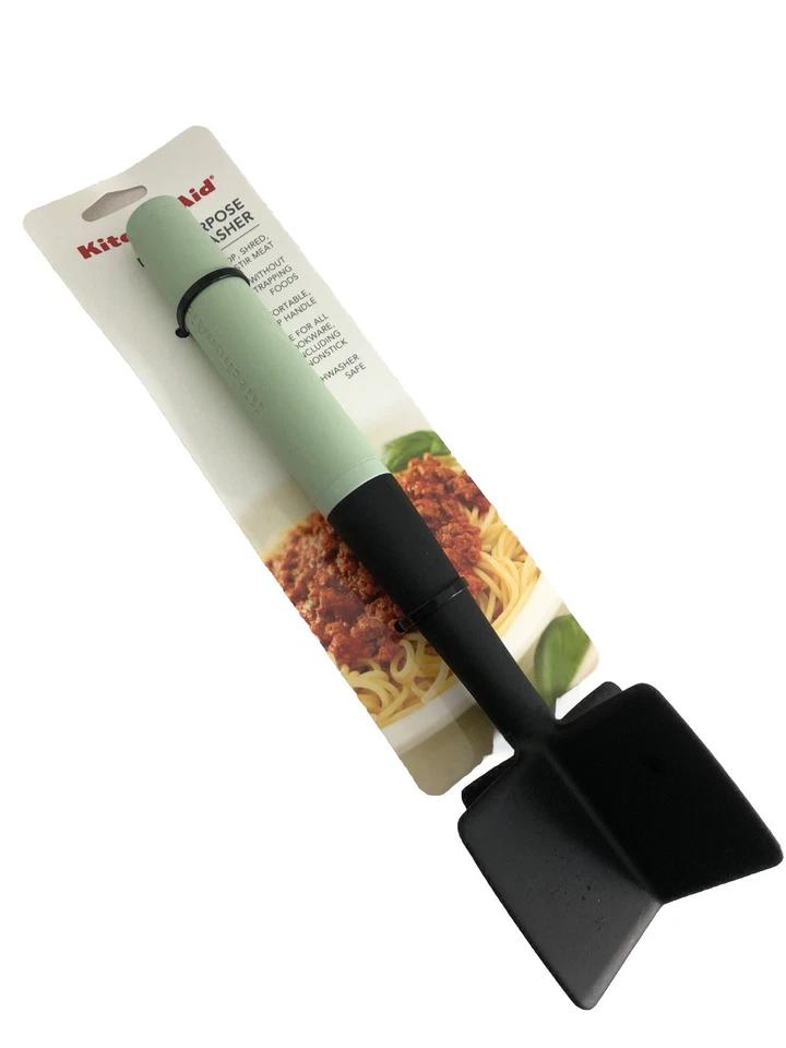 New KitchenAid Mint Pistachio HPIA Soft Silicone All-Purpose Masher - Image 1 of 1