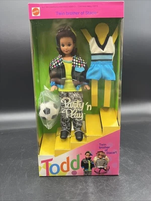 De colección 1992 Party 'n Play Todd Twin hermana de Stacie nuevo en caja Mattel 7903 Foto 1 de 4