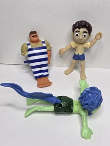 Disney Pixar McDonalds 2021 Luca Movie Figures Massimo and Luca Sea Monster - Picture 1 of 12