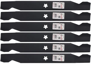 6 Rotary® 6125 Mower Blades for AYP® Craftsman® Husqvarna® Poulan® 42" Deck - Picture 1 of 6