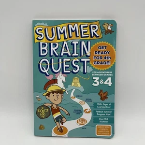 Summer Brain Quest Workbook for 3rd & 4th Graders Fun Math Science ELA History - Bild 1 von 19
